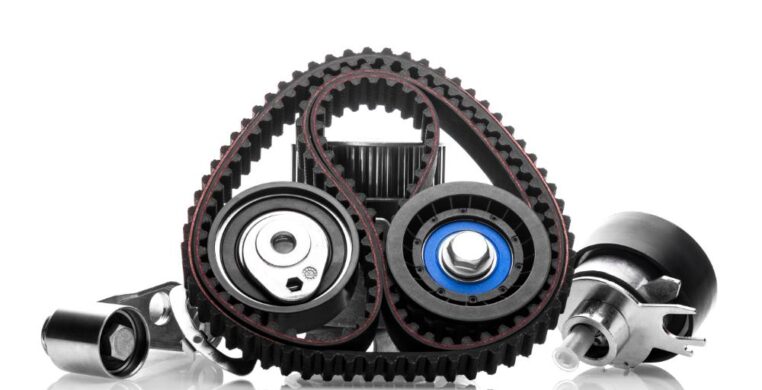 Timing belt in a garage for timing belt replacement Nottingham. Nottingham Auto Repairs